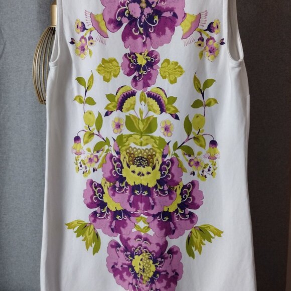 New York & Company Floral Sleeveless Dress – Size Small – 100% Cotton - Picture 6 of 6